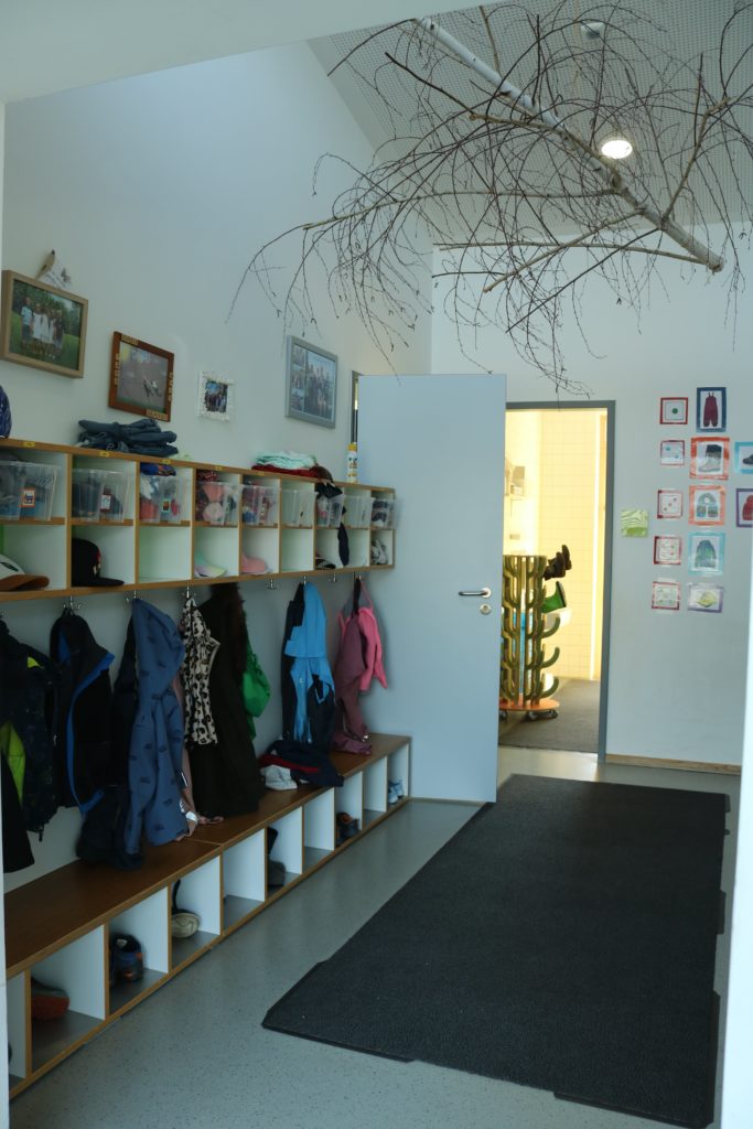 Kindergarten Birnen Garderobe
