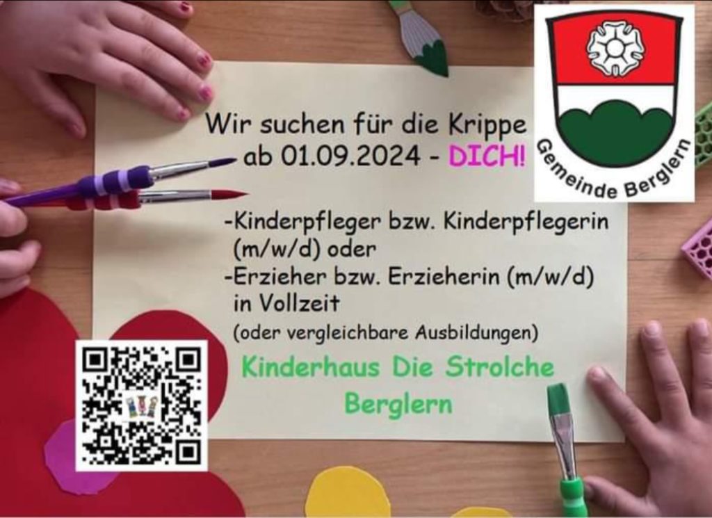 Stellenausschreibung Krippe Kinderhaus Die Strolche