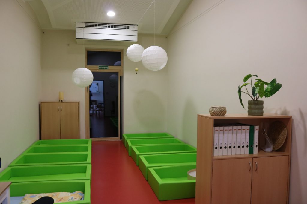 Mandarinen / Orangen Gruppe - Kinderhaus Die Strolche Schlafraum